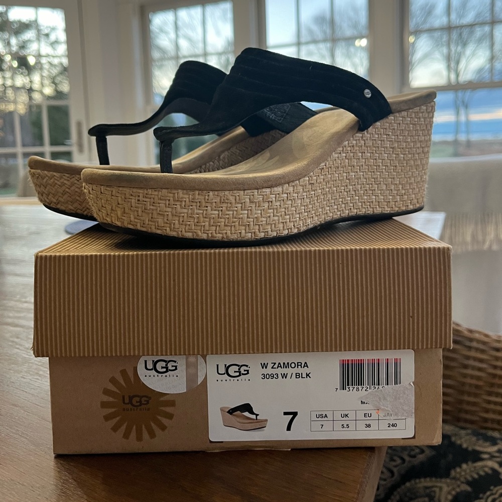 UGG Australia  Zamora wedge platform sandals